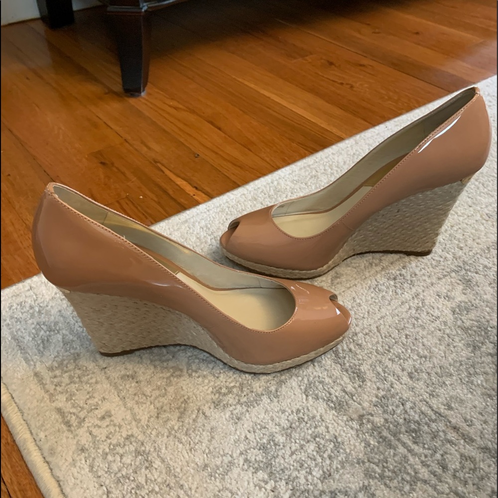 Michael Kors Keegan Peep Toe Wedge
